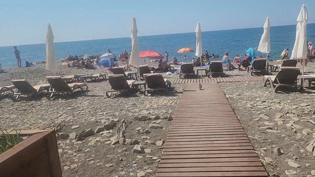 МАЦЕСТА СОЧИ- Почти Дикий пляж🌴 но с комфортом. Чистейшее море 🌊 21 августа 2024. смотреть онлайн