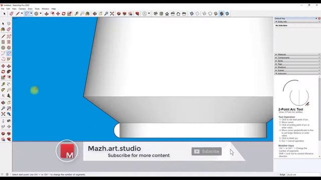 SketchUp tutorial / Part 4: Commands: Follow Me and Style смотреть онлайн