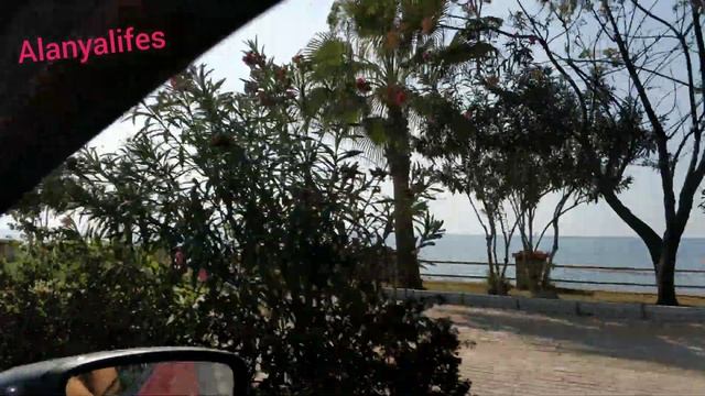 Alanya by the car walk on the beach прогуляться по пляжу в Алании🌴🌹 смотреть онлайн