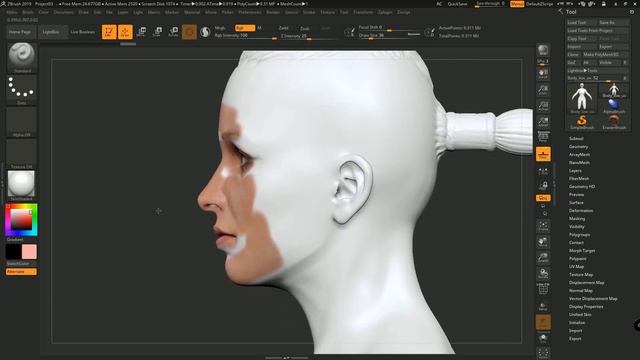 [ZBrush]Polypaint смотреть онлайн