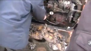 ЗАМЕНА ПУСКАЧА НА ЭЛЕКТРОСТАРТЕР НА ТРАКТОРЕ ДТ 75