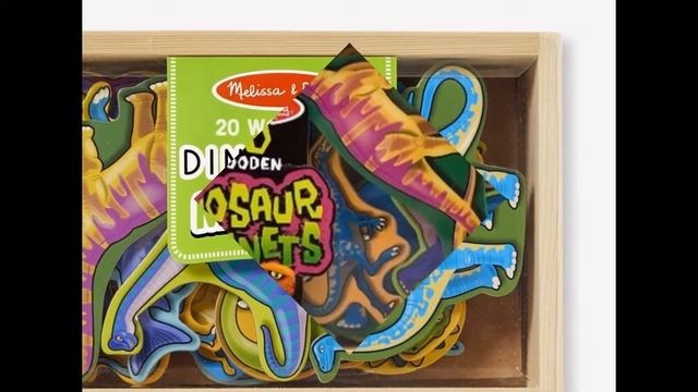 Review: Melissa & Doug Magnetic Wooden Dinosaurs in a Box смотреть онлайн