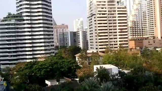 Бангкок - вид с номера отеля смотреть онлайн