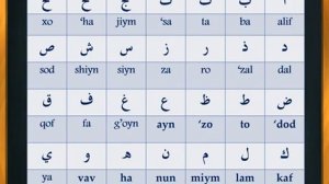 АРАБ тили алифбоси 📚