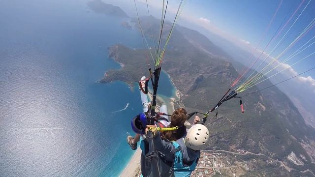Олюдениз 2020-полет над голубой лагуной- Oludeniz \ Babadag \ Paragliding \ Fethiye смотреть онлайн