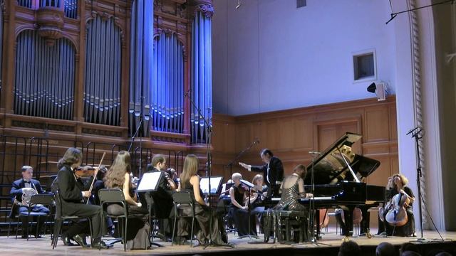Xenia Zinoviev In The Great Hall Of Moscow Conservatory