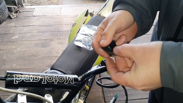 Питбайк замена кнопки стоп двигателя смотреть онлайн