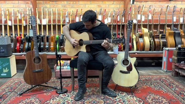 Обзор электроакустической гитары Tyma TG-5 комплекте с аксессуарами | SKIFMUSIC.RU смотреть онлайн