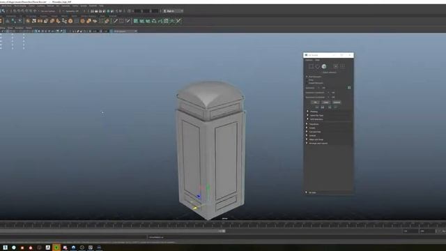 UK Phone box Modelling Timelapse смотреть онлайн