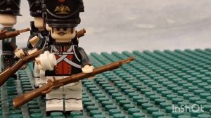 Лего анимация.  Бородино 1812.