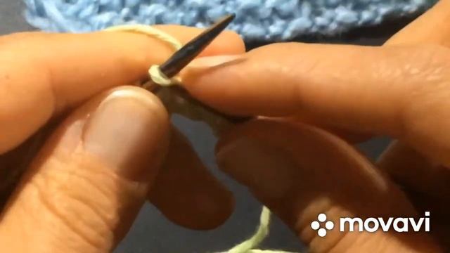 Очень простой узор спицами из 2х петель/ Super simple knitting pattern of 2 loops смотреть онлайн