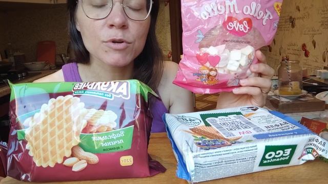 РАСПАКОВКА / СЛАДОСТИ / OZON И WB / ЗЕФИР, ШОКОЛАД, ПЕЧЕНЬЕ 🍵🍫🍪☕ смотреть онлайн