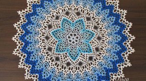 СКАЗОЧНО КРАСИВАЯ ЦВЕТНАЯ САЛФЕТКА КРЮЧКОМ "ЦВЕТИК - СЕМИЦВЕТИК". ЧАСТЬ 1