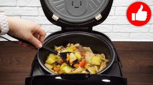 Просто и Быстро! Без труда! Овощное рагу с мясом на ужин в мультиварке