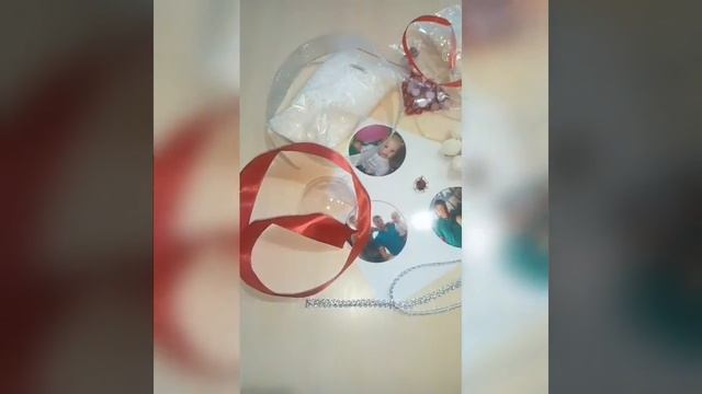 Новогодние шарики с фото смотреть онлайн