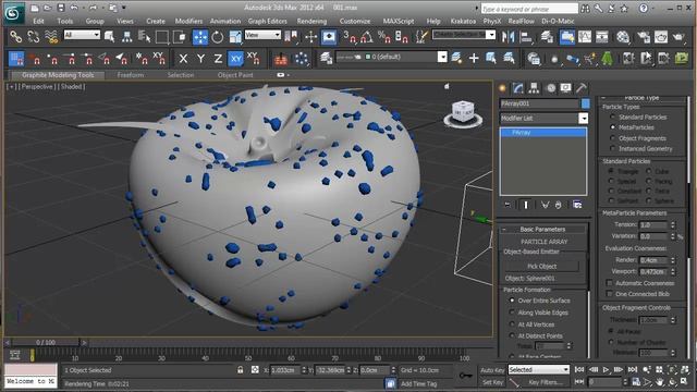 Tomato Design in 3ds max and some Praticle Effects with Vray Render Part02 смотреть онлайн