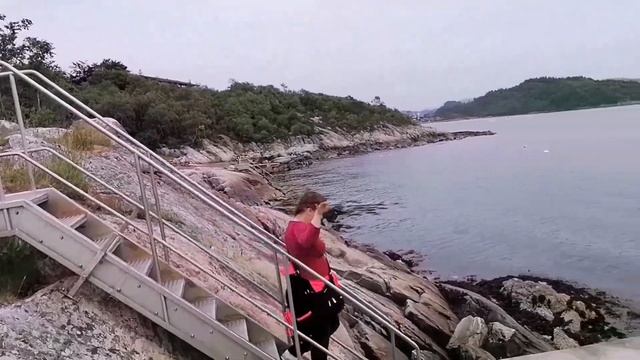 #Voldsdalen #Camping #Ålesund #Прогулка по территории кемпинга. смотреть онлайн