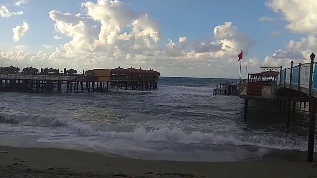 PALMERAS beach hotel 5* ПИРС море штормит смотреть онлайн