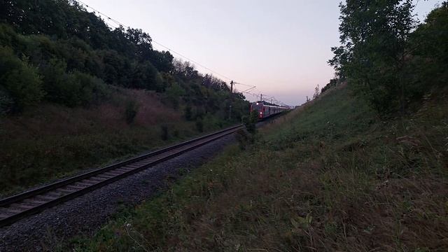 ЭП1М-501 на перегоне Урусово-Троекурово смотреть онлайн