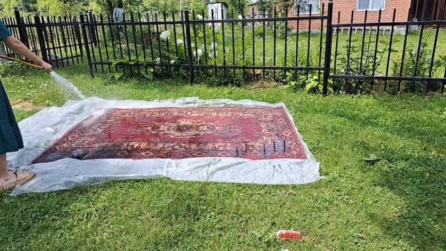 Снова стирка ковров. Погода так переменилась. смотреть онлайн