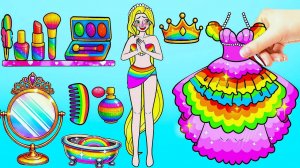 Мультики для девочек🐾 Богатая против бедной Рапунцель на школьной вечеринке🐾 Мультики про куколки