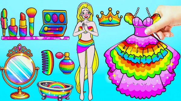 Мультики для девочек🐾 Богатая против бедной Рапунцель на школьной вечеринке🐾 Мультики про куколки