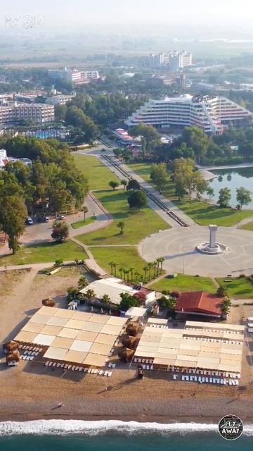 📌 Удивительный обзор береговой линии, открывается вблизи пляжа отеля Турции - Megasaray Resort Side смотреть онлайн