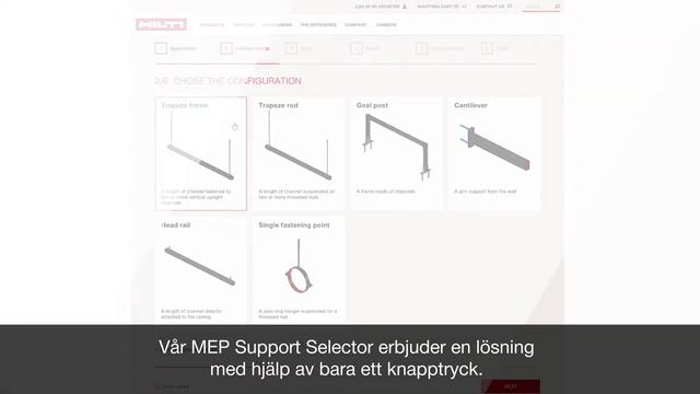Hilti MEP Support Selector - en väljare för alla installationsprojekt смотреть онлайн