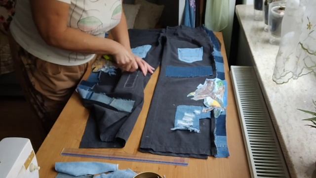 #vlog Robimy dżinsy z recyklingu*poradnik*wskazówki dotyczące wykonania*pomysł na majsterkowanie смотреть онлайн