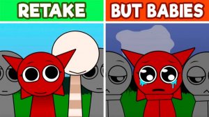 Incredibox Sprunki Retake VS Sprunki Retake Babies All Characters!