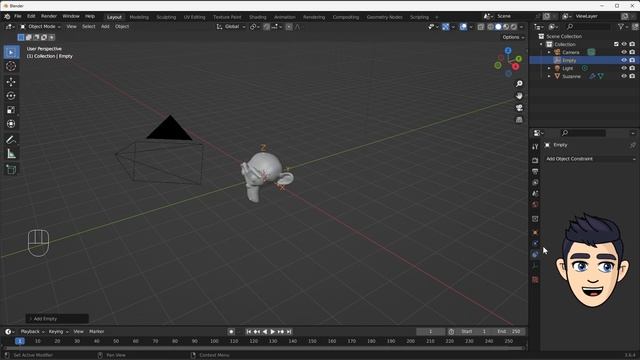 Blender Camera target. Creating camera focus. Easily creating Blender camera animation tutorials. смотреть онлайн