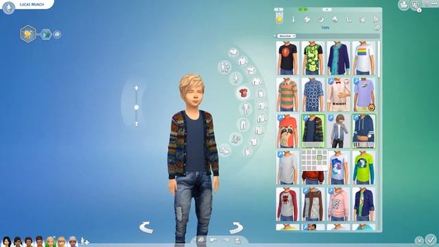 THE SIMS 4 | KIDS FALL LOOKBOOK | Create A Sim | Lookbook + CC Links смотреть онлайн