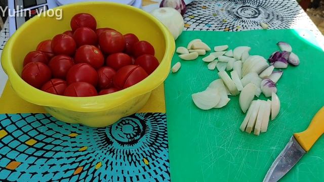 ЗАКУСКА ИЗ ПОМИДОРОВ (МАРИНОВАННЫЕ ПОМИДОРЫ) смотреть онлайн