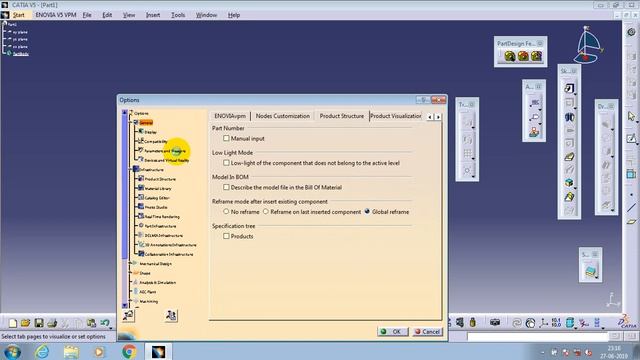 HOW TO SETTING UNITS IN CATIA V5R20 смотреть онлайн