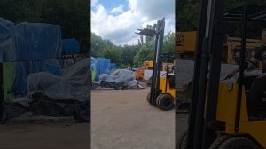 Работа вилочного погрузчика Балканкар