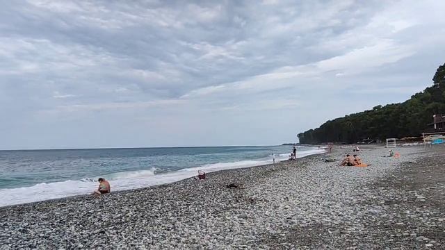 Пицунда. Кипарисовая аллея. Пляж. смотреть онлайн
