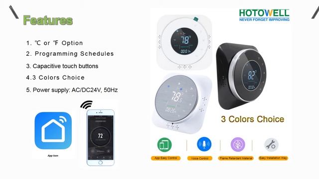 Heat Pump Wifi Thermostat MT06 смотреть онлайн