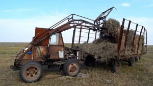 самоделка трактор стогомёт 5