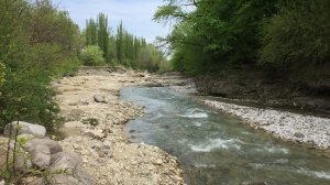 Прогулка вдоль реки Нальчик в курортной зоне "Долинск" Кабардино-Балкария. Путешествие