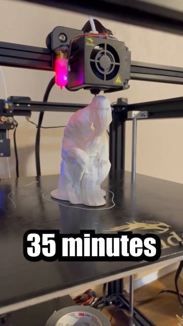 I recreated the thinker with my face #3dp #fyp смотреть онлайн