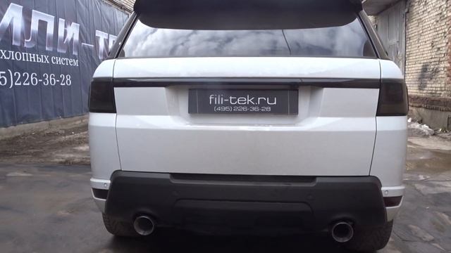 Тюнинг выхлопной системы Range Rover Sport 3L смотреть онлайн
