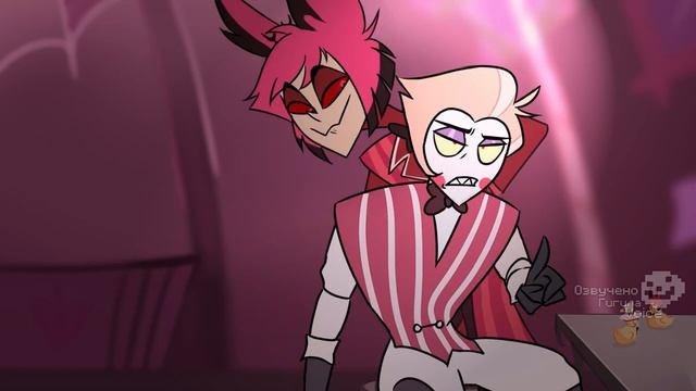 [Отель Хазбин] Аластор издевается над Люцифером (фан-анимация) - Дубляж [RUS]