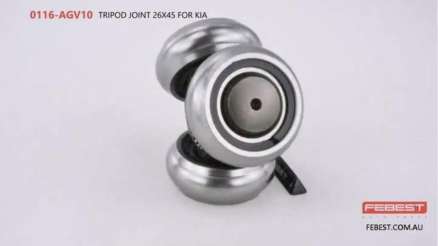 0116-AGV10 TRIPOD JOINT 26X45 FOR KIA смотреть онлайн