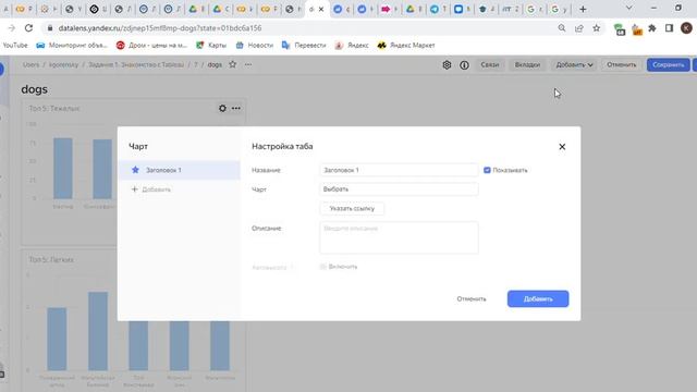 Собаки Yandex DataLens смотреть онлайн