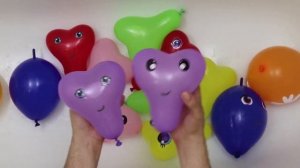 Воздушные Шарики Учим цвета с шариками Развивающая Песня про шарики Лопаем Шарики с водой 6-3