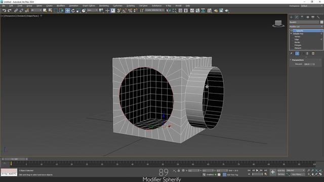 3ds Max 2024: Spherify смотреть онлайн