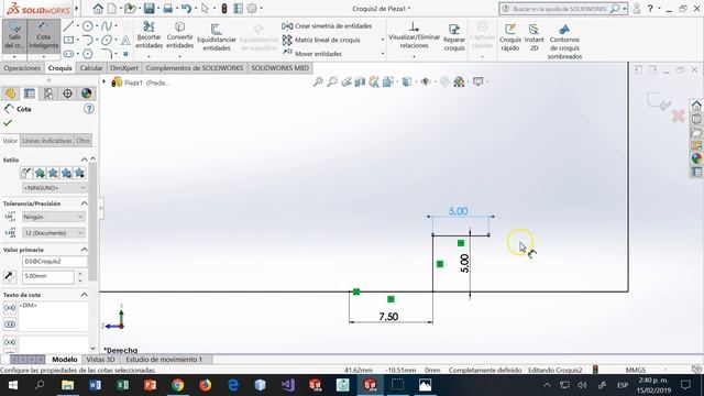 DESARROLLO DE PIEZAS EN SOLIDWORKS *** PARTE 1 *** смотреть онлайн