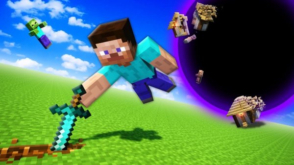 Чёрная дыра против Майнкрафт | Teardown