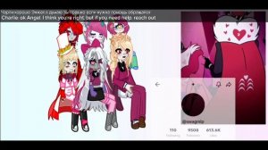 {Rus/Eng}|hazbin hotel reaction to Charlie|отель хазбин реакция на Чарли|💗💗💗