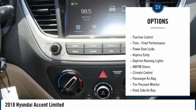 2018 Hyundai Accent Limited new 131145 смотреть онлайн